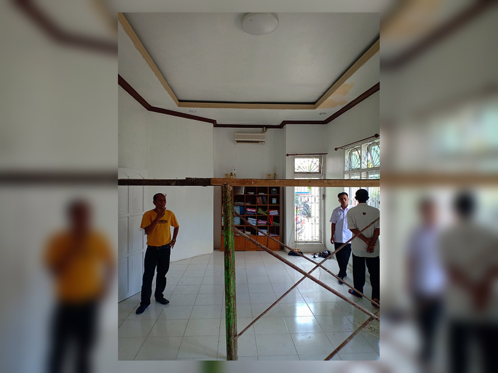 Kondisi awal ruangan Bupati Bone sebelum pekerjaan interior
