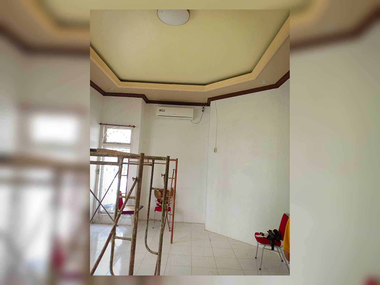 Kondisi awal area ruangan Bupati Bone sebelum renovasi interior