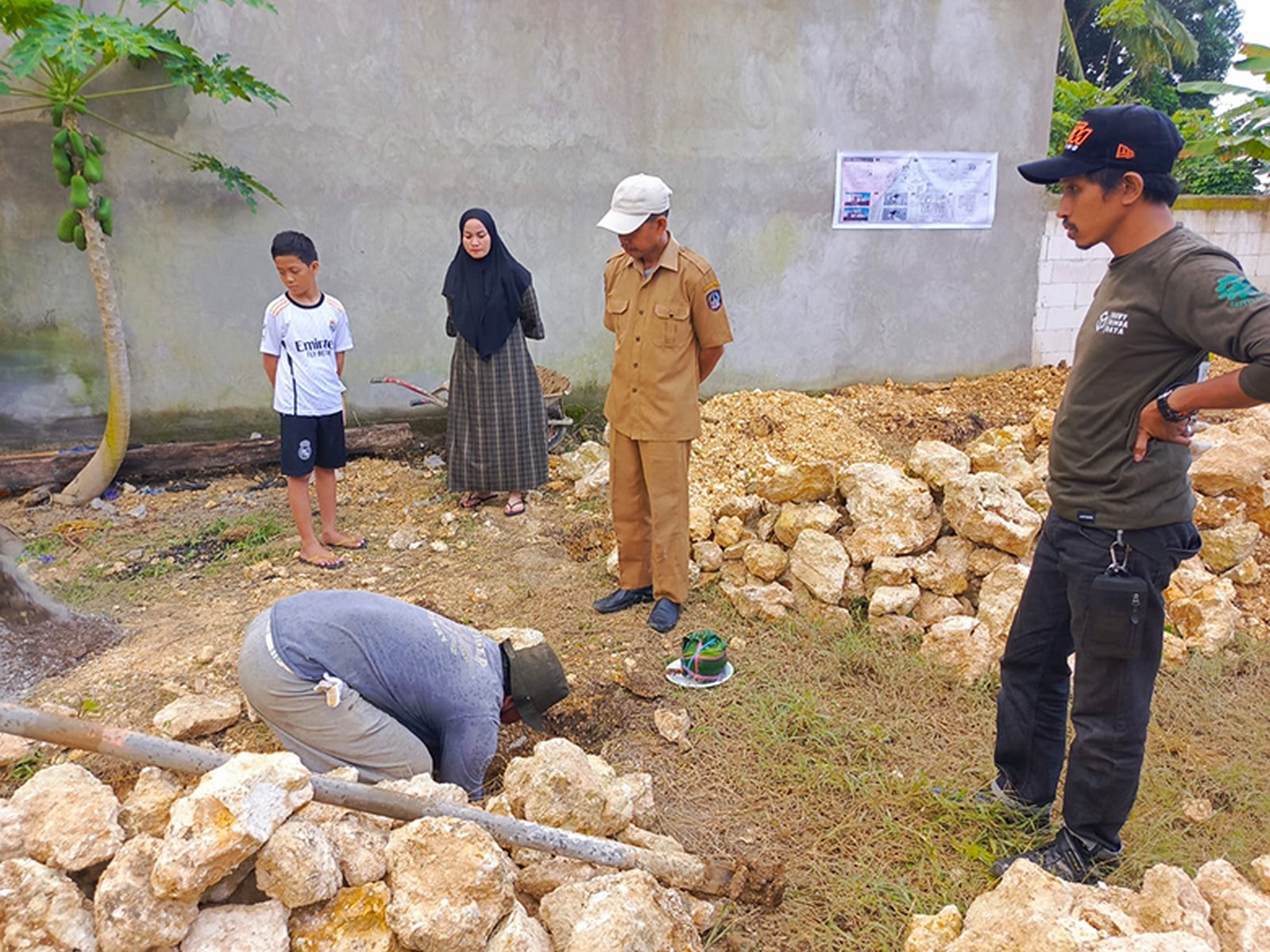 Survey awal lahan rumah hunian Jalan Majang